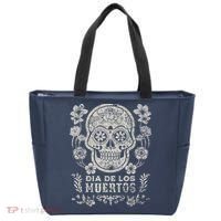 Dia De Los Muertos Mexico Sugar Skull Tote Bag thumb 0