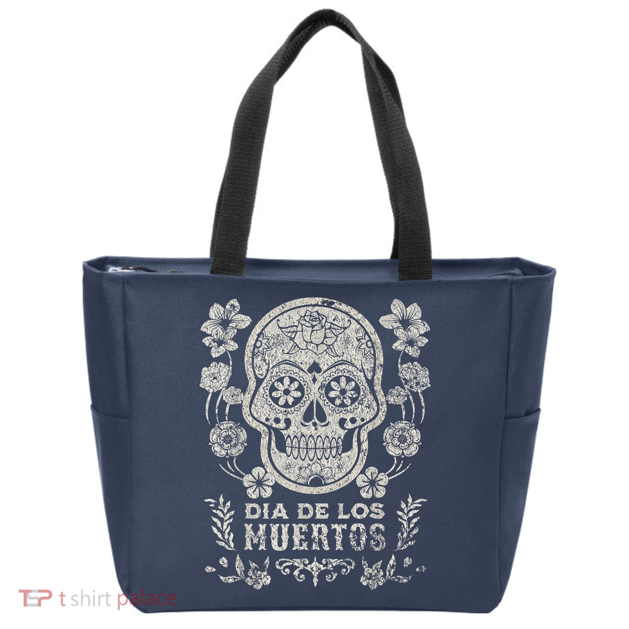 Dia De Los Muertos Mexico Sugar Skull Tote Bag