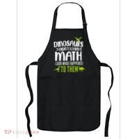 Dinosaurs DidnT Learn Math Look What Dinosaur Math Joke Apron thumb 0