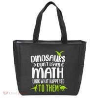 Dinosaurs DidnT Learn Math Look What Dinosaur Math Joke Tote Bag thumb 0