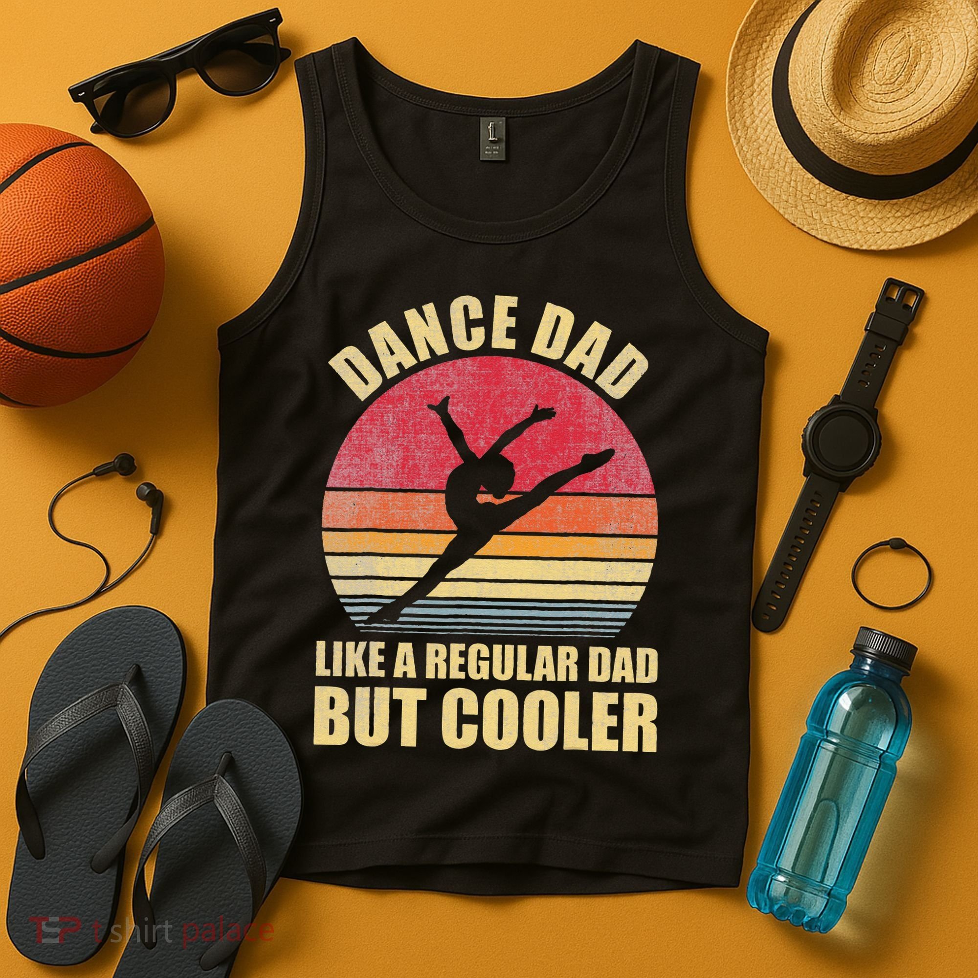 Dance Dad Like A Regular Dad But Cooler Daddy. Funny Da Tank Top