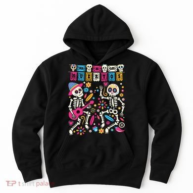 Dia De Los Muertos Day Of The Dead Mexican Skeleton Dancing Hoodie