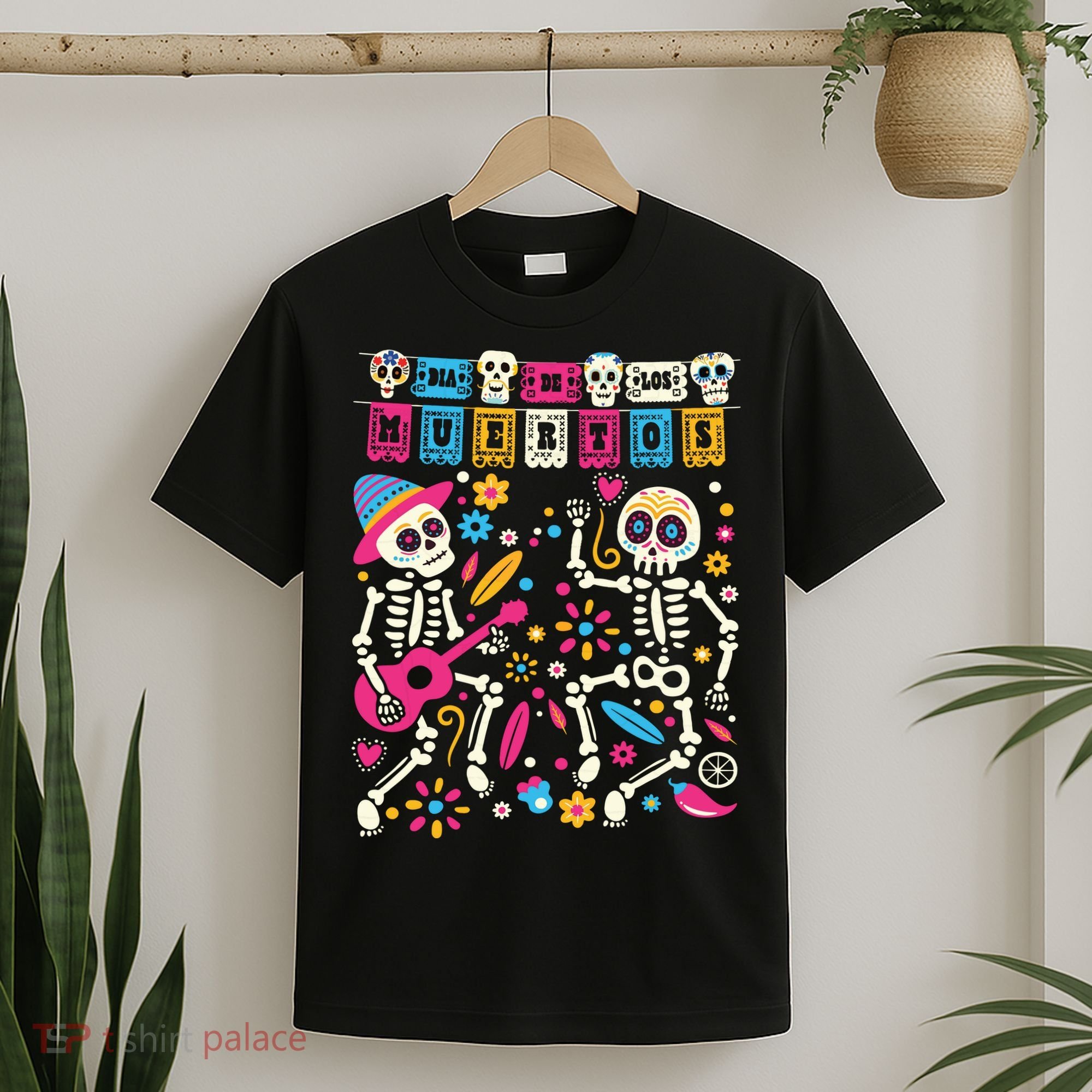 Dia De Los Muertos Day Of The Dead Mexican Skeleton Dancing T-Shirt