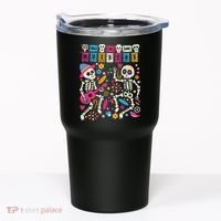 Dia De Los Muertos Day Of The Dead Mexican Skeleton Dancing Tumbler thumb 0