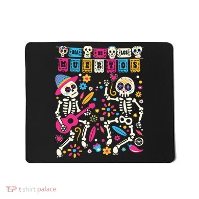 Dia De Los Muertos Day Of The Dead Mexican Skeleton Dancing Mousepad