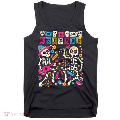 Dia De Los Muertos Day Of The Dead Mexican Skeleton Dancing Tank Top