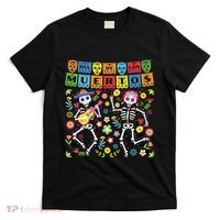 Dia De Los Muertos Day Of The Dead Skull Costume Halloween T-Shirt thumb 0