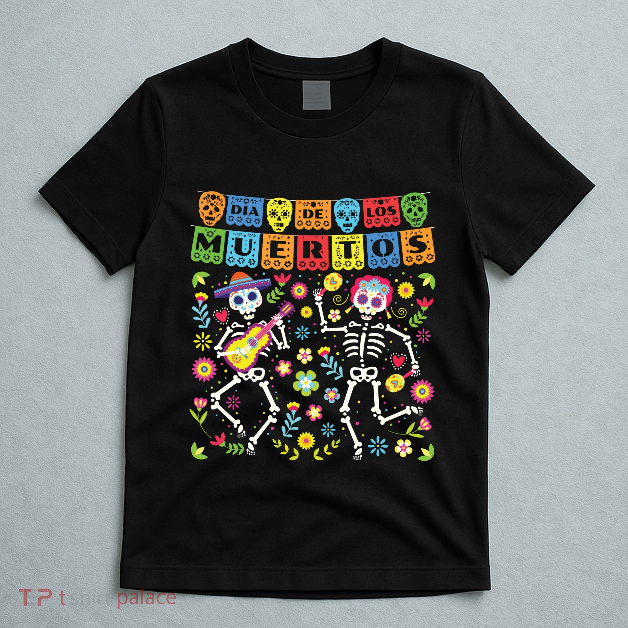 Dia De Los Muertos Day Of The Dead Skull Costume Halloween T-Shirt
