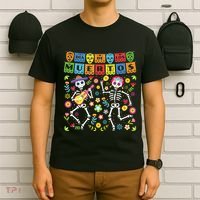 Dia De Los Muertos Day Of The Dead Skull Costume Halloween T-Shirt thumb 6