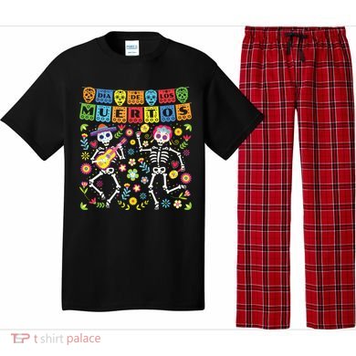 Dia De Los Muertos Day Of The Dead Skull Costume Halloween Pajama Set