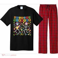 Dia De Los Muertos Day Of The Dead Skull Costume Halloween Pajama Set thumb 0