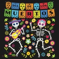 Dia De Los Muertos Day Of The Dead Skull Costume Halloween Polo thumb 3