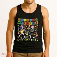 Dia De Los Muertos Day Of The Dead Skull Costume Halloween Tank Top thumb 3