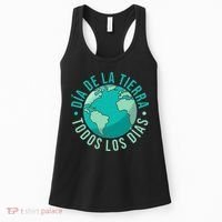 Día De La Tierra Todos Los Días Spanish Earth Day Everyday Women's Tank Top thumb 0