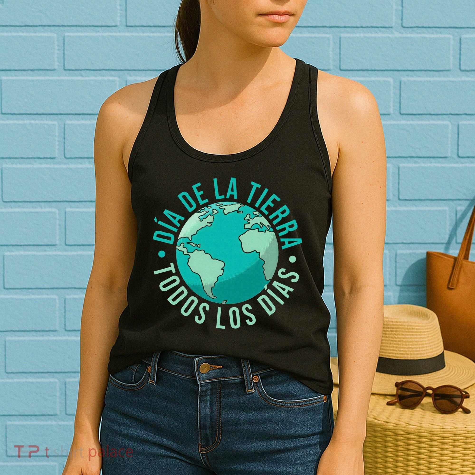 Día De La Tierra Todos Los Días Spanish Earth Day Everyday Women's Tank Top