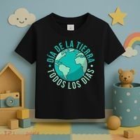 Día De La Tierra Todos Los Días Spanish Earth Day Everyday Toddler T-Shirt thumb 3