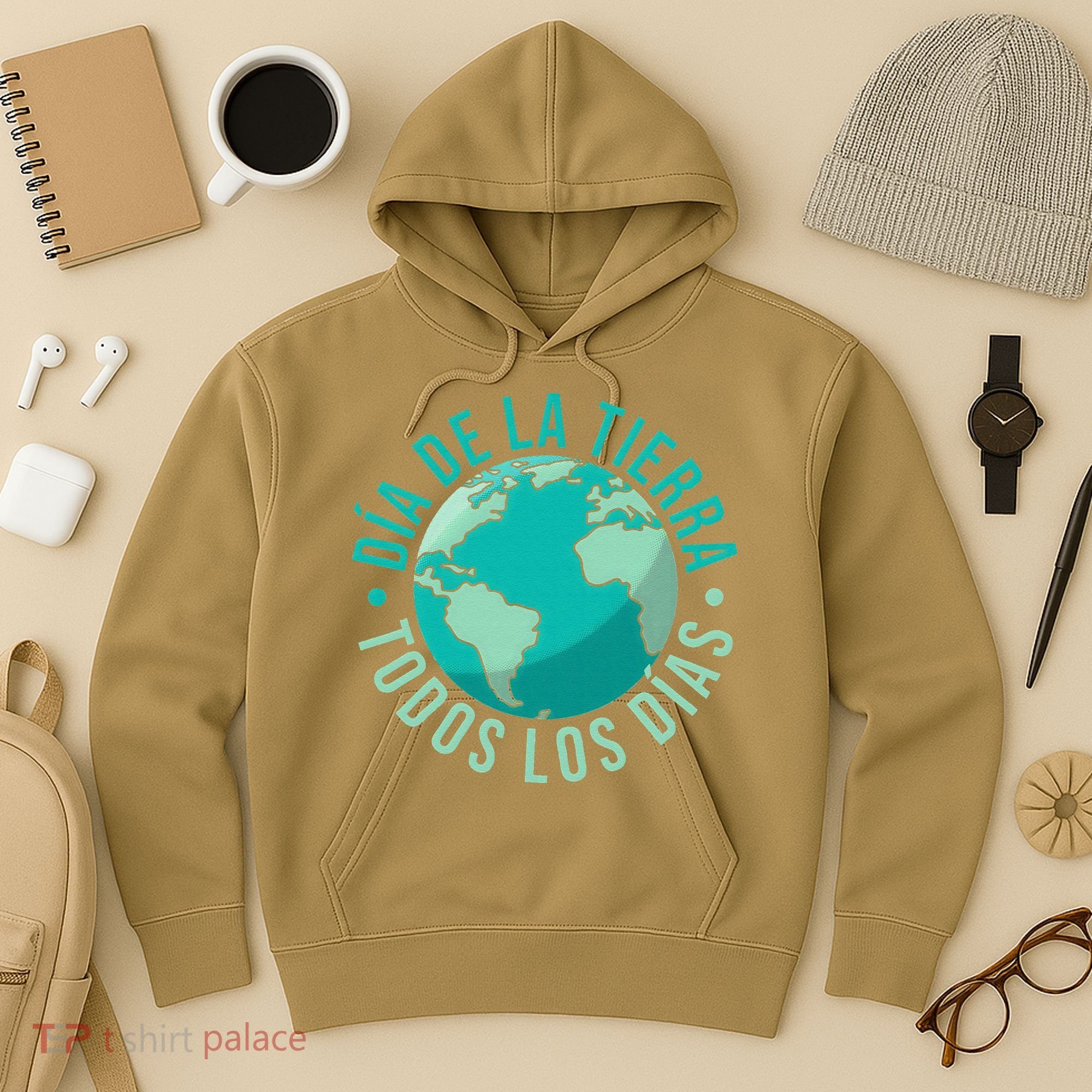 Día De La Tierra Todos Los Días Spanish Earth Day Everyday Hoodie