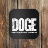 Doge Democrats Ly Getting Exposed Coaster thumb 0