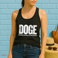 Doge Democrats Ly Getting Exposed Women's Tank Top thumb 2