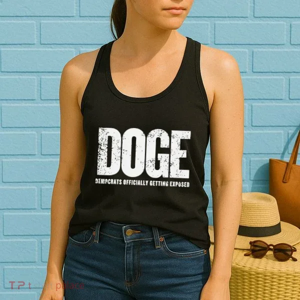 Doge Democrats Ly Getting Exposed Women's Tank Top