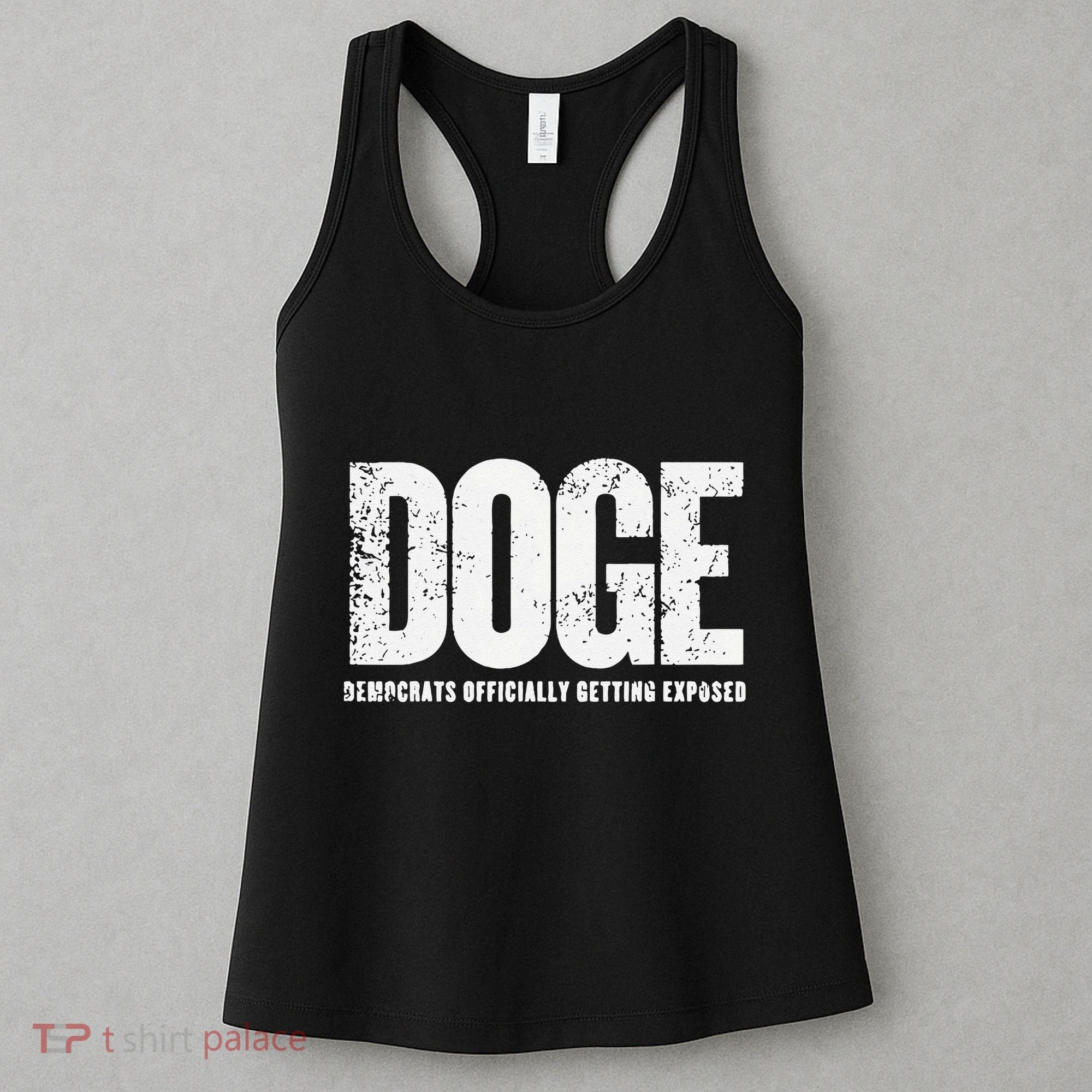 Doge Democrats Ly Getting Exposed Women's Tank Top