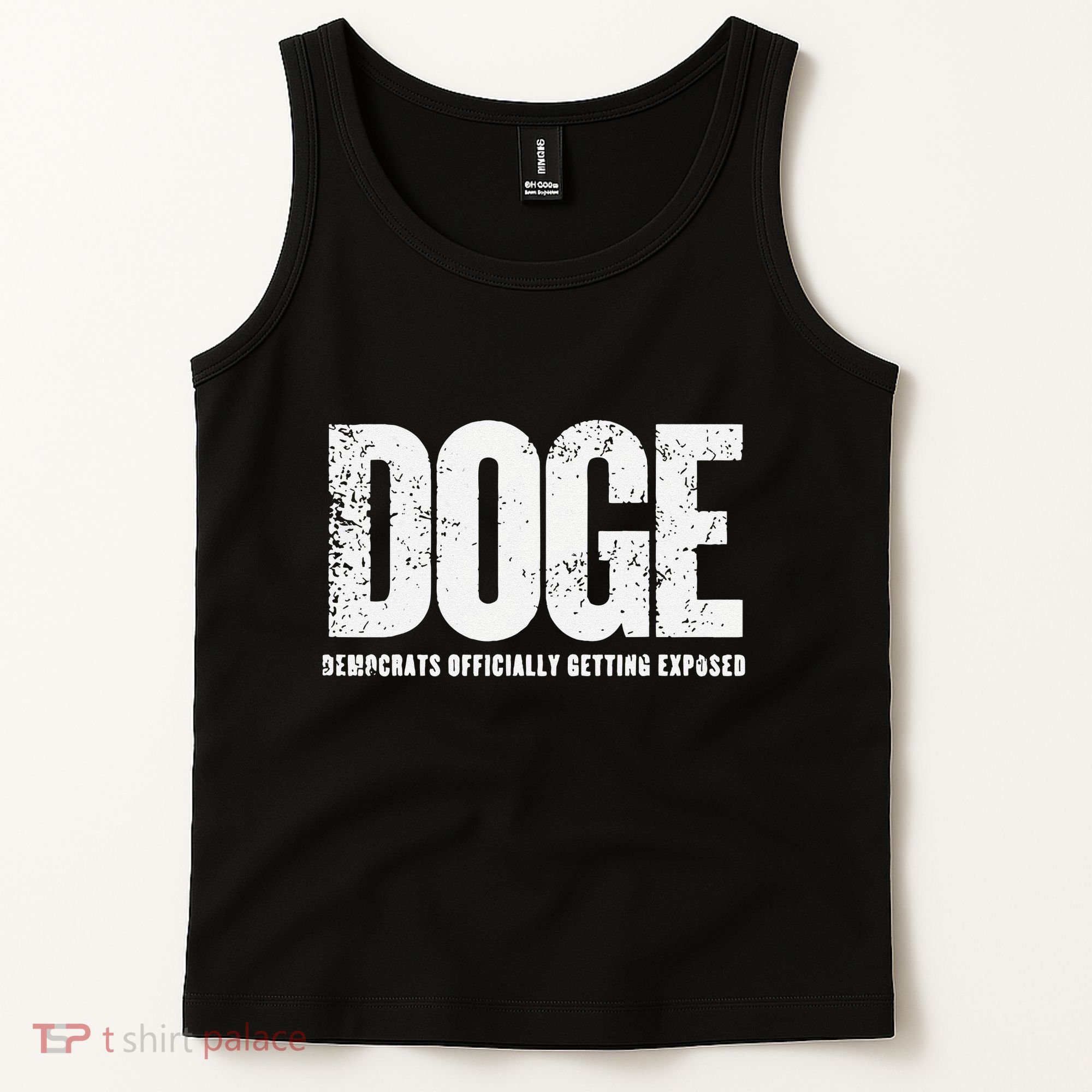 Doge Democrats Ly Getting Exposed Tank Top