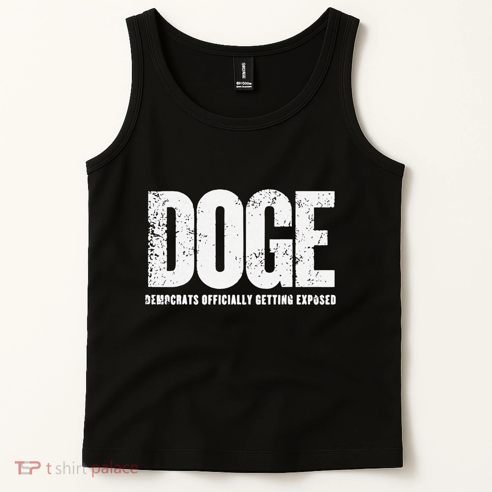 Doge Democrats Ly Getting Exposed Tank Top