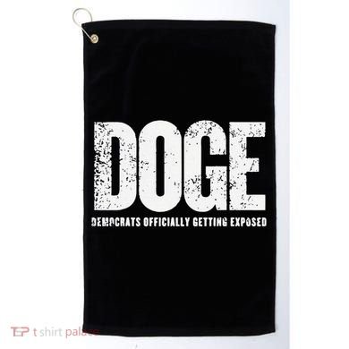 Doge Democrats Ly Getting Exposed Golf Towel