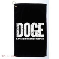 Doge Democrats Ly Getting Exposed Golf Towel thumb 0