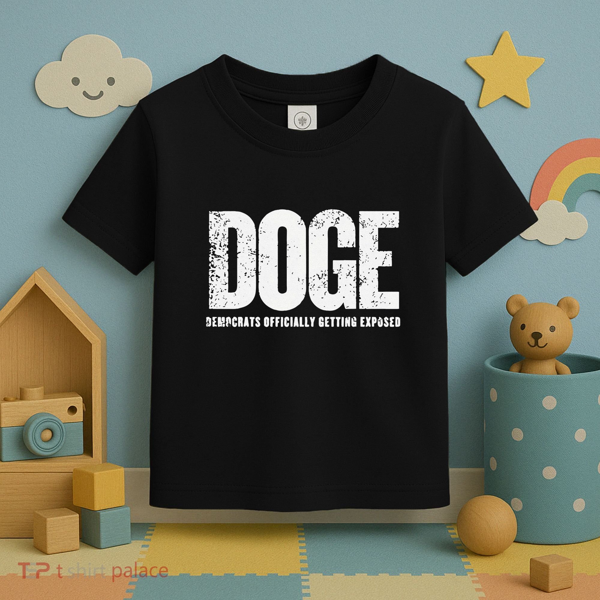 Doge Democrats Ly Getting Exposed Toddler T-Shirt