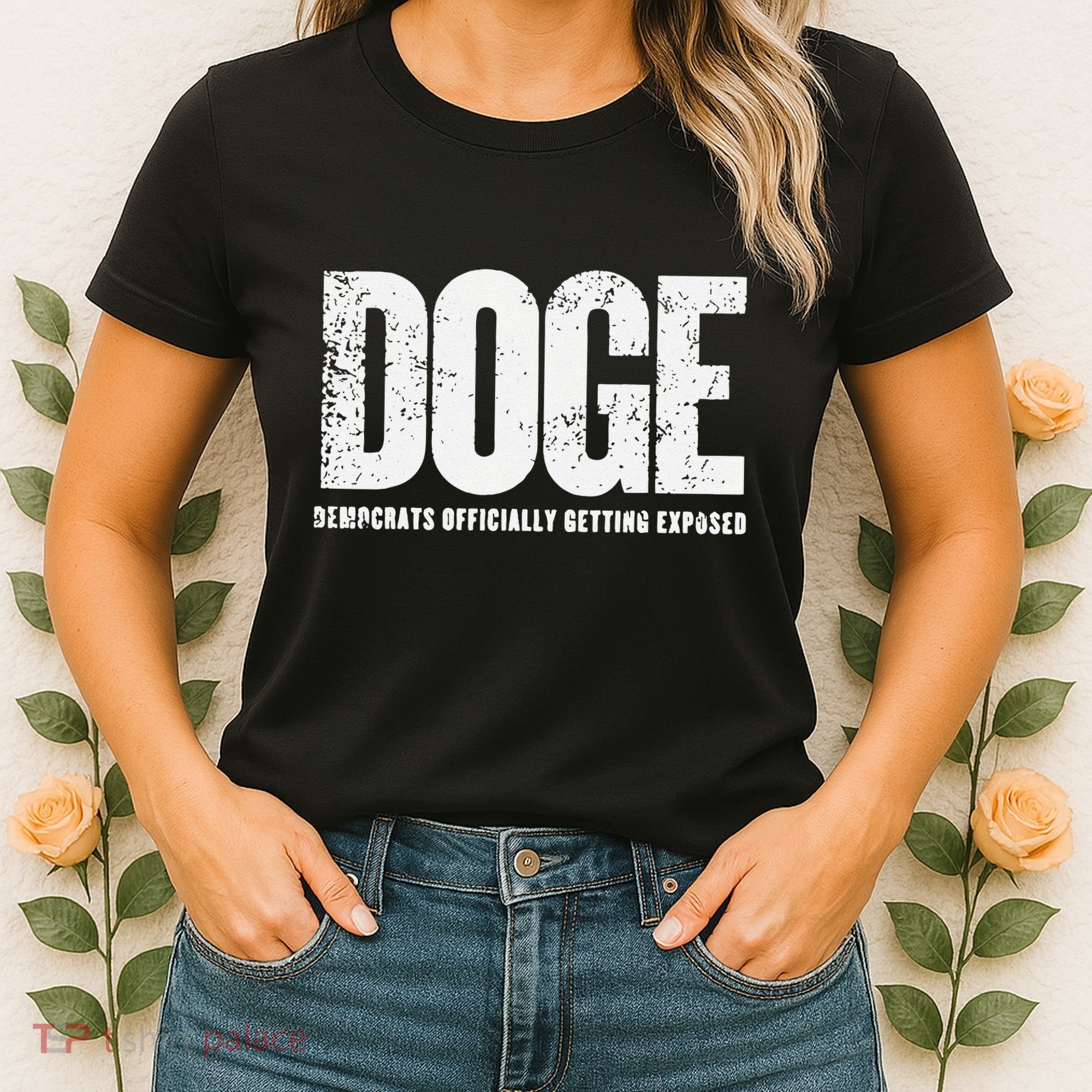 Doge Democrats Ly Getting Exposed Women's T-Shirt