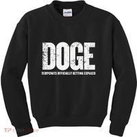 Doge Democrats Ly Getting Exposed Kids Sweatshirt thumb 0