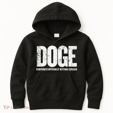 Doge Democrats Ly Getting Exposed Kids Hoodie