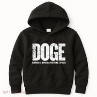 Doge Democrats Ly Getting Exposed Kids Hoodie thumb 0