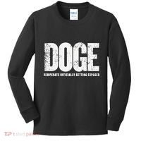 Doge Democrats Ly Getting Exposed Kids Long Sleeve Shirt thumb 0