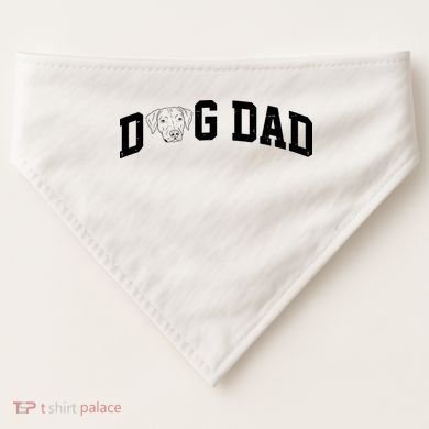 Dad Dog Labrador Dad USA-Made Doggie Bandana