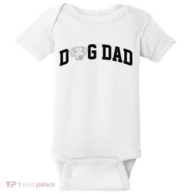 Dad Dog Labrador Dad Baby Bodysuit