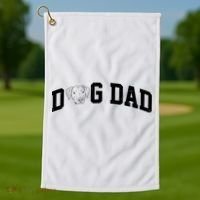 Dad Dog Labrador Dad Golf Towel thumb 1
