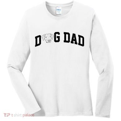 Dad Dog Labrador Dad Women's Long Sleeve Shirt