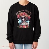 Dia De Los Muertos Floral Woman Women's Sweatshirt thumb 0