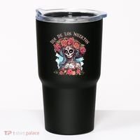 Dia De Los Muertos Floral Woman Tumbler thumb 0