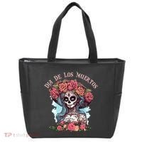 Dia De Los Muertos Floral Woman Tote Bag thumb 0