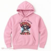 Dia De Los Muertos Floral Woman Hoodie thumb 0