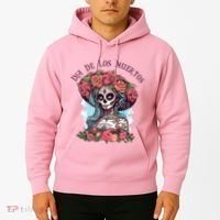 Dia De Los Muertos Floral Woman Hoodie thumb 2