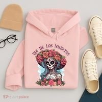 Dia De Los Muertos Floral Woman Hoodie thumb 4