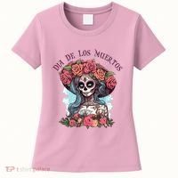 Dia De Los Muertos Floral Woman Women's T-Shirt thumb 0