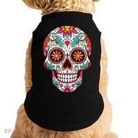 Dia De Los Muertos Mexico Costume Day Of Dead Sugar Skull Doggie Tank thumb 0