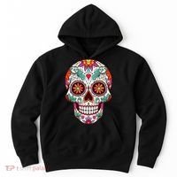 Dia De Los Muertos Mexico Costume Day Of Dead Sugar Skull Hoodie thumb 0