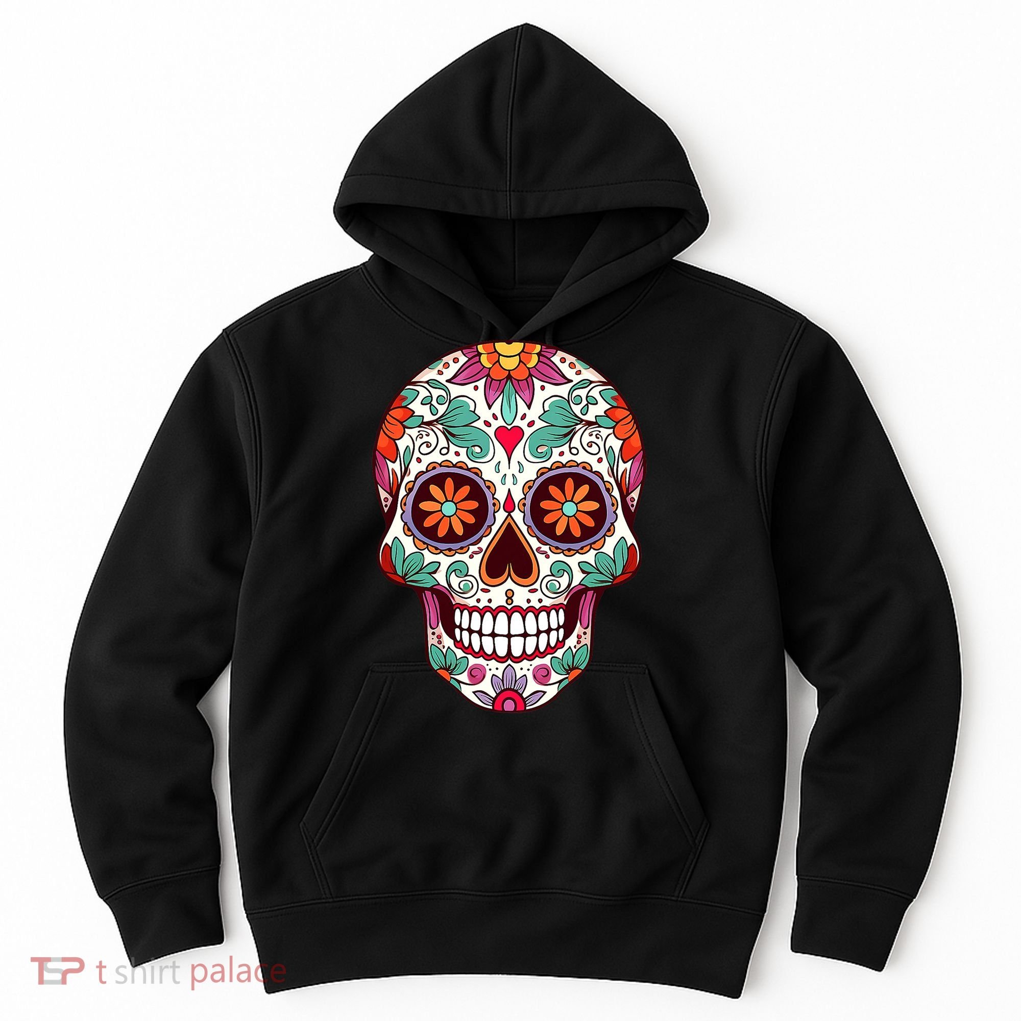 Dia De Los Muertos Mexico Costume Day Of Dead Sugar Skull Hoodie