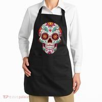 Dia De Los Muertos Mexico Costume Day Of Dead Sugar Skull Apron thumb 2